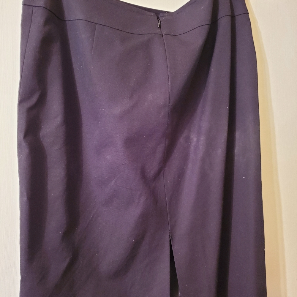 Black Safari-Style Skirt Suit by Tahari- 8p - Picture 5 of 6